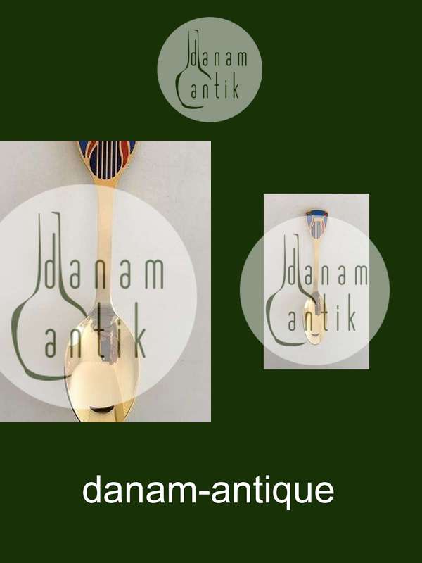 A. Michelsen 2007 Juleske Forgyldt Sterling Sølv og Emalje