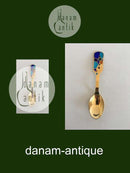 A. Michelsen Juleske 1990 Forgyldt Sterling Sølv og Emalje