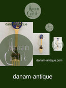 A. Michelsen 1985 Julegaffel Forgyldt Sterling Sølv med emalje