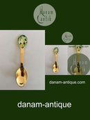 A. Michelsen 1980 Juleske Forgyldt Sterling Sølv med Emalje