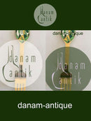 A. Michelsen 1980 Julegaffel Forgyldt Sterling Sølv med Emalje