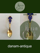 A. Michelsen 1974 Juleske Forgyldt Sterling Sølv med Emalje