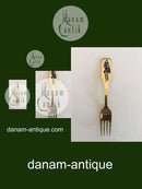 A. Michelsen Julegaffel 1966 Forgyldt Sterling Sølv med Emalje