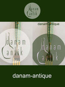 A. Michelsen 1960 Julegaffel  Forgyldt Sterling Sølv med Emalje