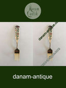 A. Michelsen 1955 Julegaffel Forgyldt Sterling Sølv med Emalje