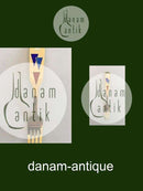 A. Michelsen 1954 Julegaffel Forgyldt Sterling Sølv med Emalje