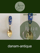 A. Michelsen 1953 Juleske  Forgyldt Sterling Sølv med Emalje