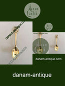 A. Michelsen 1951 Juleske Forgyldt Sterling Sølv med Emalje.