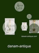 A. Michelsen 1951 Julegaffel Forgyldt Sterling Sølv med Emalje.