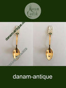 A. Michelsen Christmas Spoon 1949 Gilded Sterling Silver with Enamel