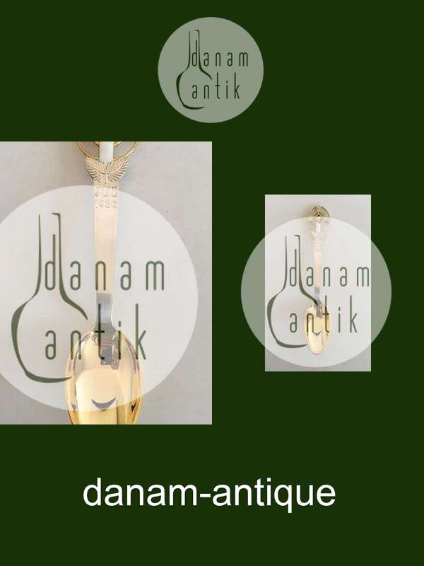 A. Michelsen 1936 Juleske Forgyldt Sterling Sølv og Emalje