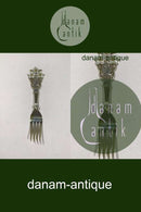 A. Michelsen 1929 Julegaffel Forgyldt Sterling Sølv med emalje