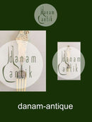 A. Michelsen 1916 Julegaffel Forgyldt Sterling Sølv