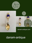 A. Michelsen Juleske 1913. Forgyldt Sterling Sølv med Emalje