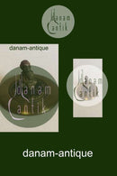 Messinglåg med Bacchus figur