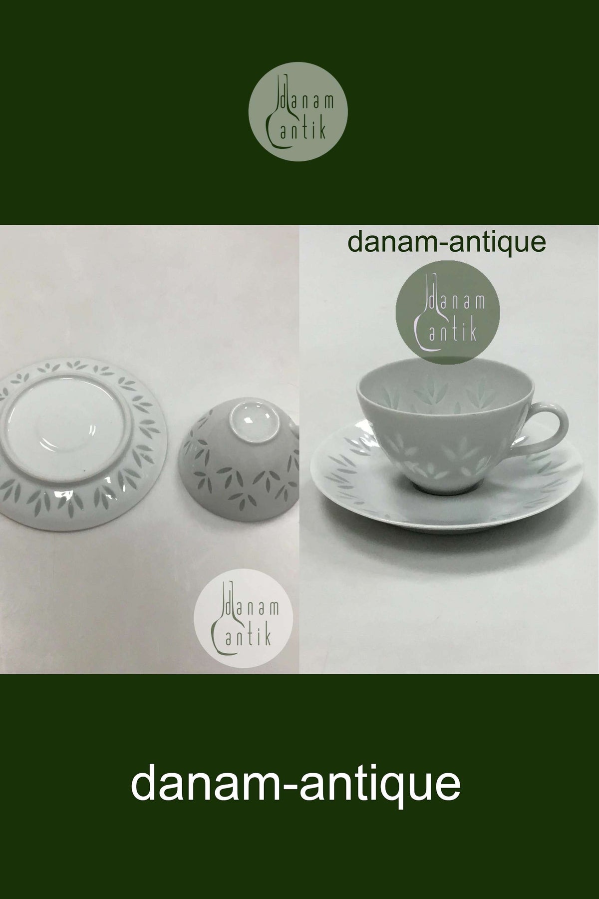 Arabia of Finland Rice Porcelain Mocca Cups