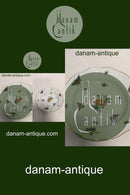 Herend Porcelain Hand-painted desert plate with insects, butterflies and flower.