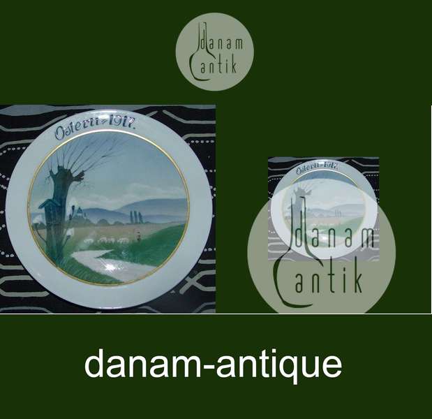 Rosenthal Art Nouveau Påskeplatte fra 1917