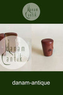 Rejseglas i læderetui