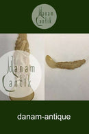 Icelandic carved spoon in horn.