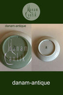 Heubach Platte dekoreret med vinterlandskab med træer og vandløb