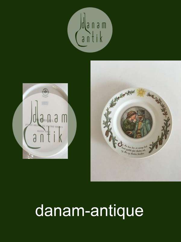 Royal Copenhagen Peters Jul Tallerken Motiv No 2