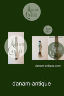 A. Michelsen 1963 Julegaffel Forgyldt Sterling Sølv med Emalje.