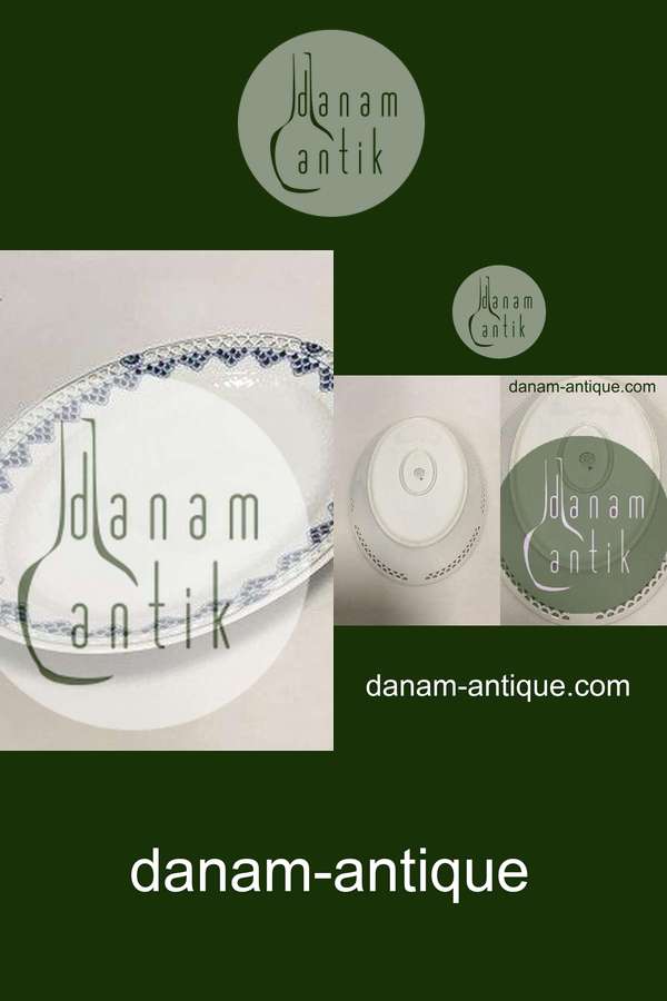 Bing & Grondahl Kronberg Large Oval Serving platter with pierced border no 315.6