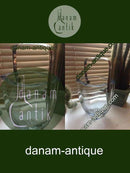 A. Dragsted Sterling Silver and Stromberg Hytten Glass Icebucket