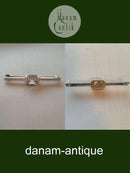 Wiwen Nilsson Sterling Silver Brooch with stone