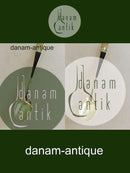 J. Tostrup Sterling Sølv Mokka skeer sæt på 8 med emalje Norsk