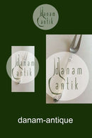 Meat Fork with silver Handle. Pattern looks like Diana.