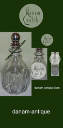 Georg Jensen纯银瓶塞No 206带玻璃瓶盖