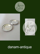 6 Georg Jensen Sterling Silver Glass Coasters No 210K