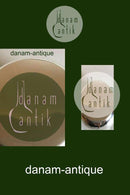 Georg Jensen Sterling Silver Sugar Bowl with Handles of Ebony No 80 B