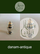 Georg Jensen Blossom Sterling Silver Saltshakers No 2A