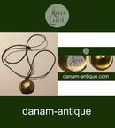 Georg Jensen ゴールドペンダント（レザーチェーン） Torun No 991