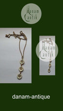 Georg Jensen Sterling Silber Margeriten-Anhänger mit 3 Margeriten und Kette