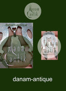 Georg Jensen Sterlingsilber-Anhänger mit Stein Nr. 17 von 1915-1930