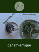 ジョージ ジェンセン スターリングシルバー リング No30 グリーンストーン