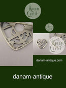 Georg Jensen Sterling Sølv Brooch Anchor and heart No 296 from 1933-1944