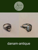 Georg Jensen Sterling Silber Ring mit Silberstein Nr. 26 ist aus den 1920er Jahren.