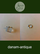 ジョージ ジェンセン スターリング シルバー ミラーリング No 261 グレー ムーンストーン付き