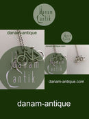 Georg Jensen Sterlingsilber-Halskette Nr. 214 mit Fahrrad-Anhänger