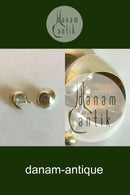 Georg Jensen Sterling Silver Earrings by Nanna Ditzel No 126 Gold plated.
