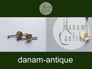 2 Georg Jensen Guld Knapper 18K No 100