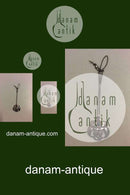 Georg Jensen スターリングシルバー＆ラピスラズリ ペンダント（チェーン付） No 97