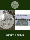 ジョージ ジェンセン スターリング シルバー ブレスレット カボションカット カーネリアン 18個 No 8