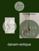 Georg Jensen Sterling Silber Magnolien-Fleischgabel mit drei Zündern