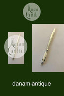 乔治-詹森纯银 "女王 "字母刀